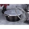 Kép 6/11 - berlingerhaus-labas-uveg-es-muanyag-fedovel-28-cm-shine-basalt-collection-5