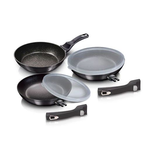 Berlinger Haus serpenyő szett kerek, Metallic Line Carbon Pro Edition 5 részes