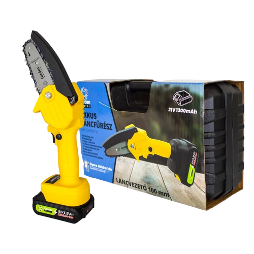 Garden Master akkumulátoros egykezes fűrész 10cm/1300 MAH